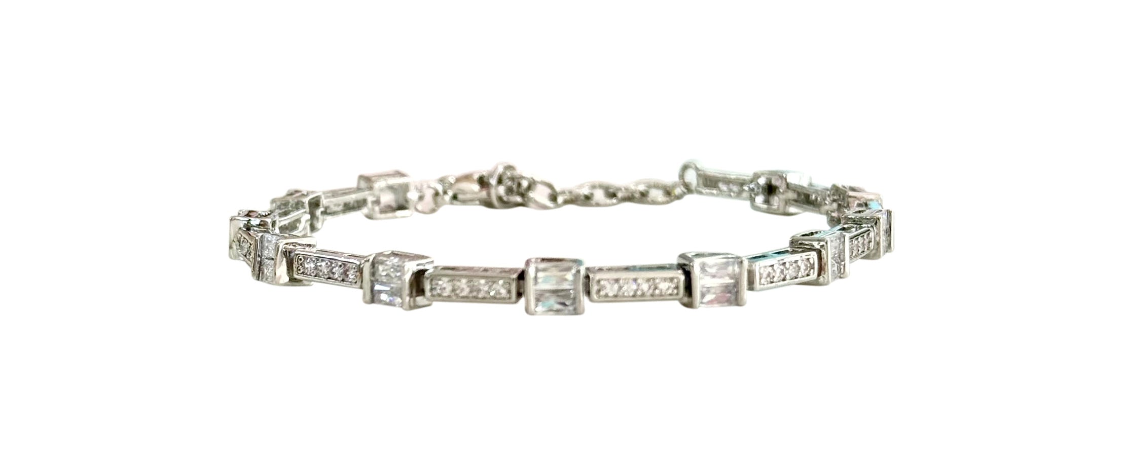 Reanne CZ Silver Bracelet