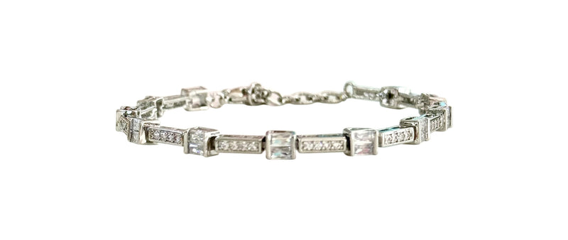 Reanne CZ Silver Bracelet