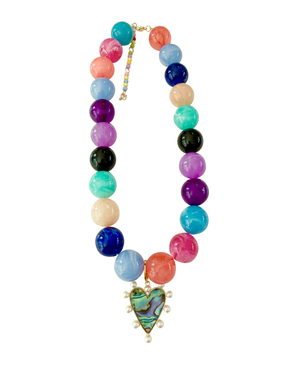 Agnes Chunky Heart Necklace