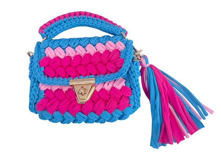 Alexis Woven Bag - Cotton Candy