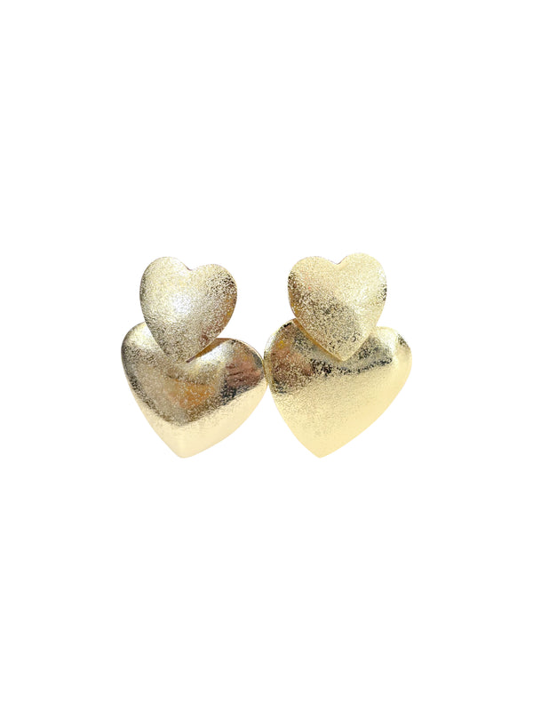 Amir Heart Statement Earrings