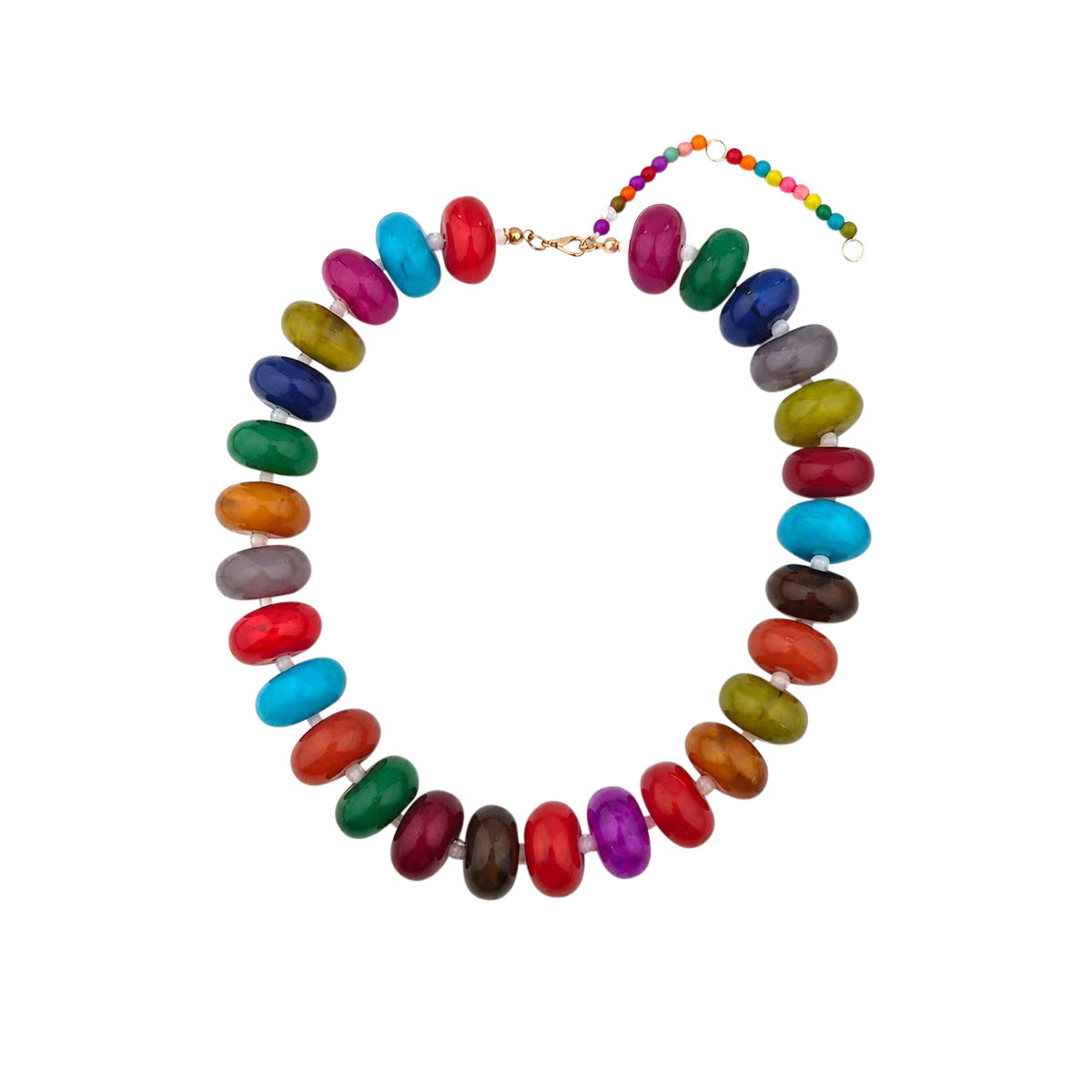 Bailey Chunky Necklace- Dark Multi
