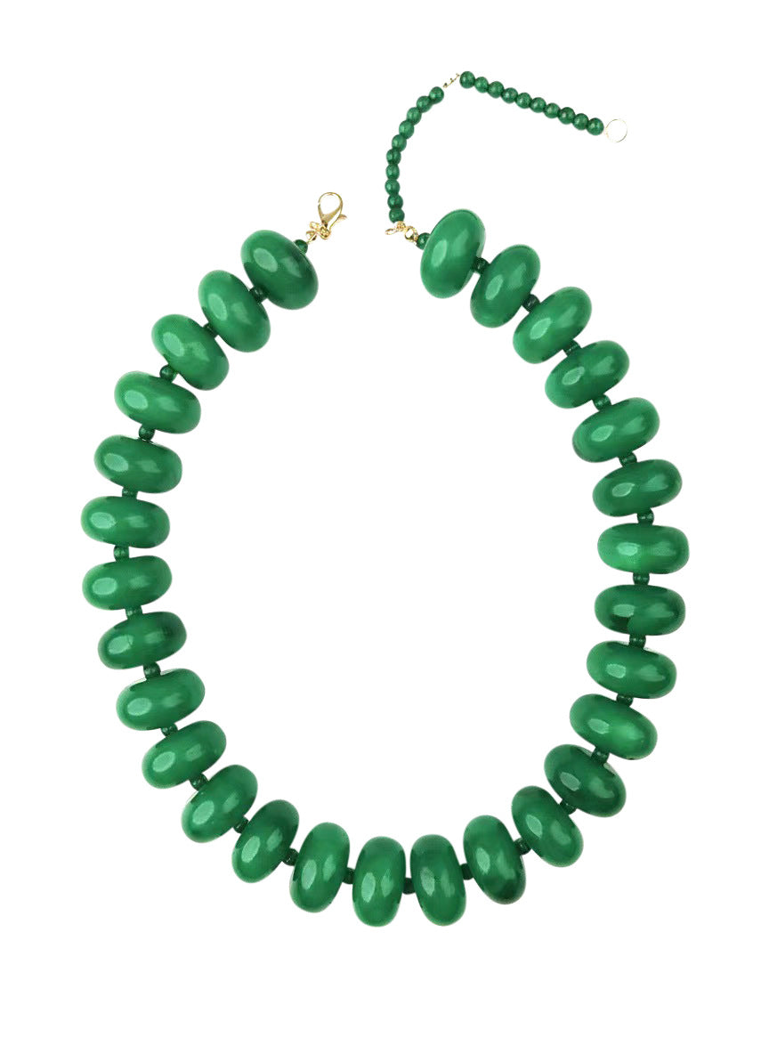 Bailey Chunky Necklace- Green