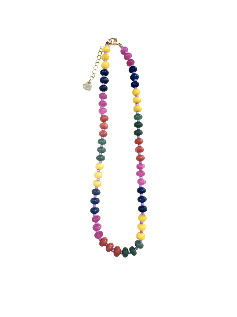 Barrett Purple Mix Beaded Necklace