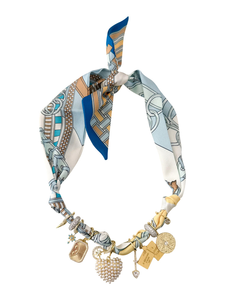 Blair Multi Charm Scarf Necklace