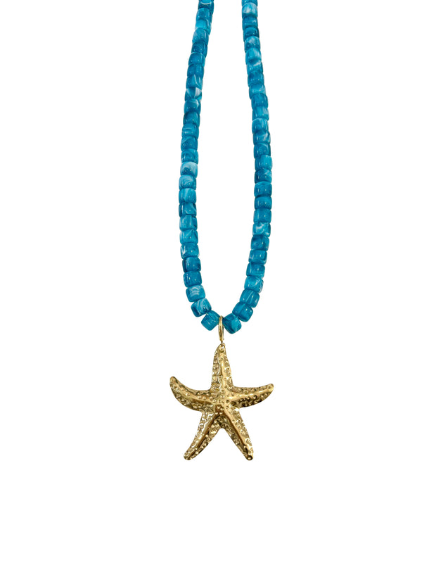 Camila Turquoise Beaded Necklace- Style 3