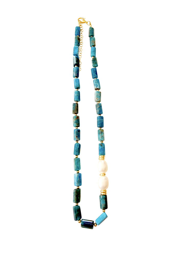 Cloud Necklace - Blue Howlite