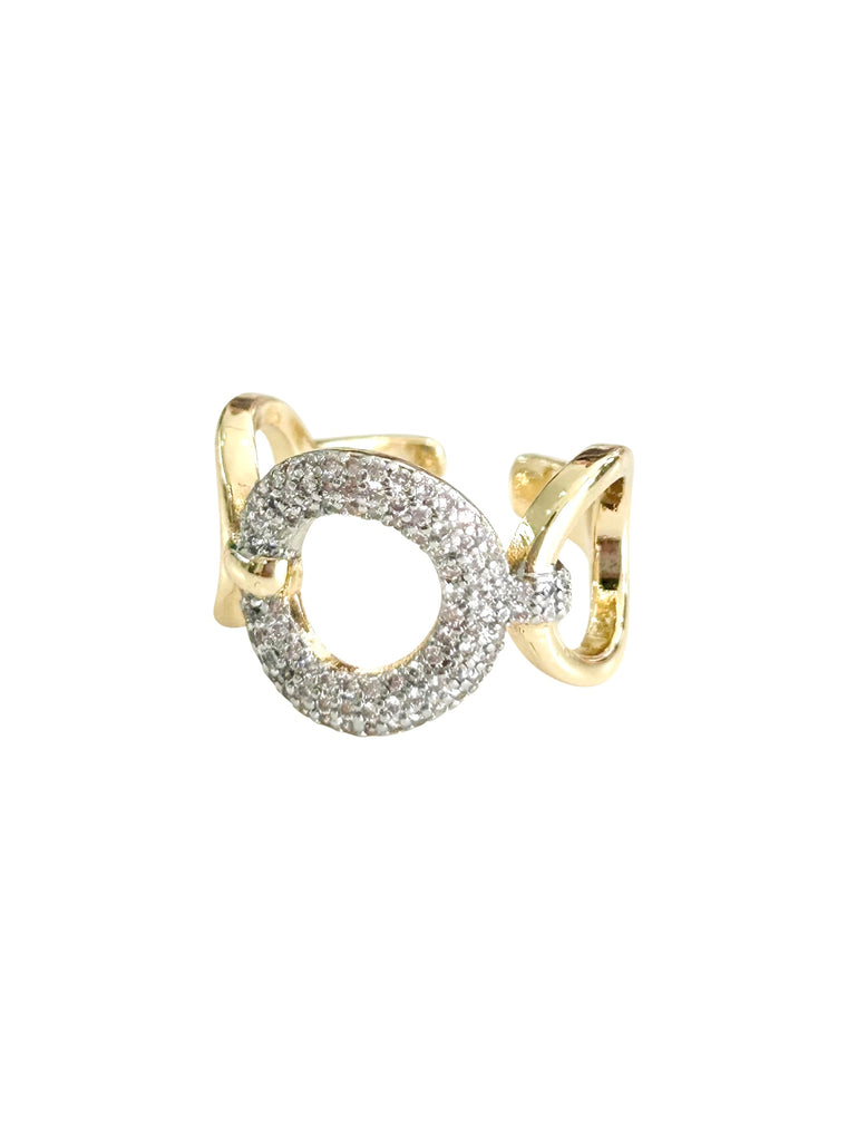 Dixie Two-Tone Link Ring