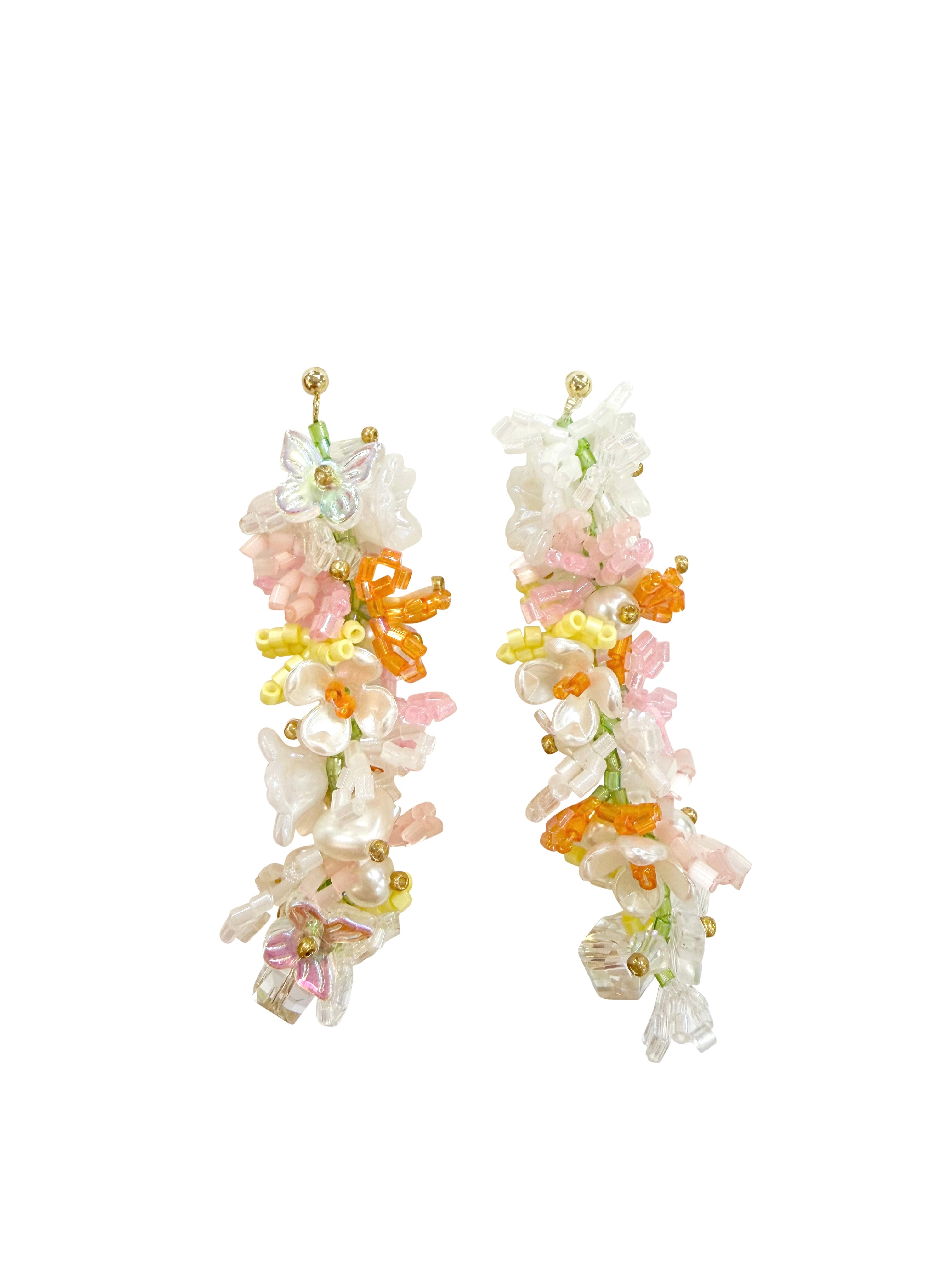 Fuentes Yellow Statement Earrings