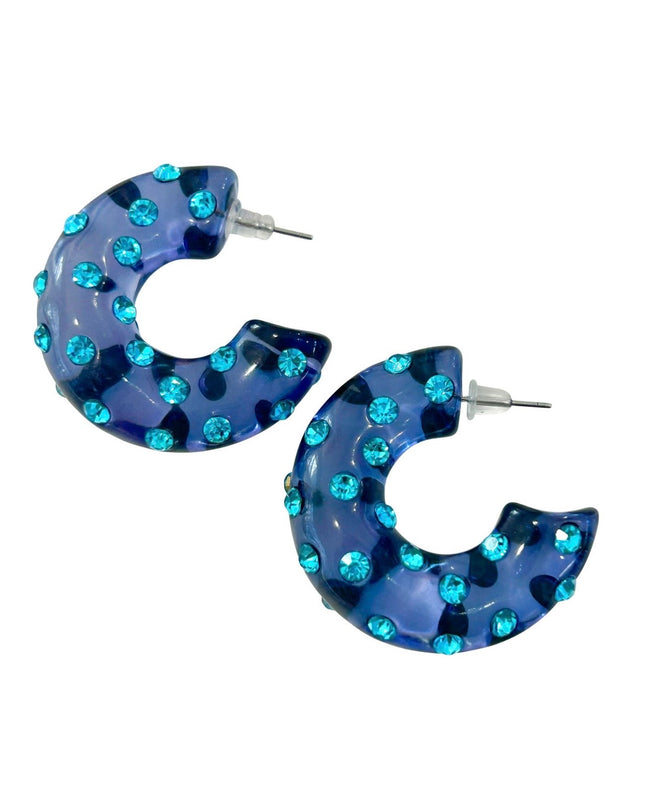 Aiden CZ Hoop Earring