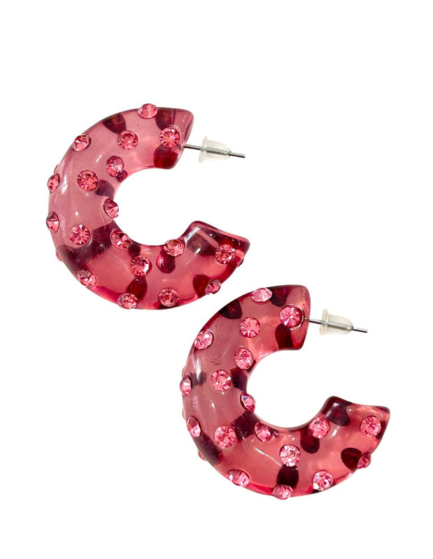 Aiden CZ Hoop Earring