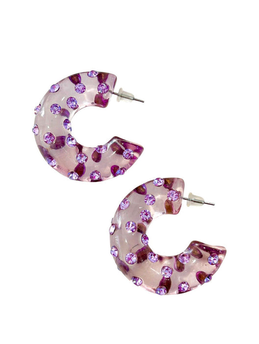Aiden CZ Hoop Earring