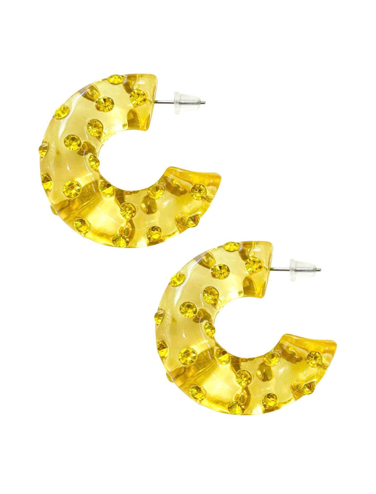 Aiden CZ Hoop Earring