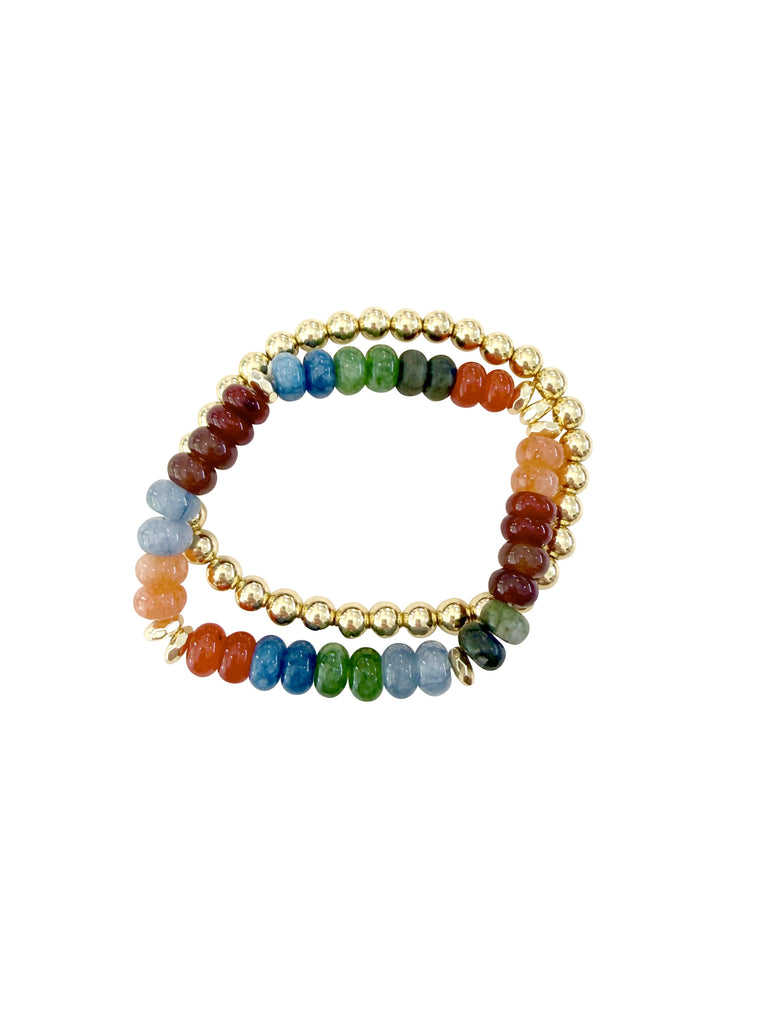 Jamie Stretch Bracelet Set- Fall Multi