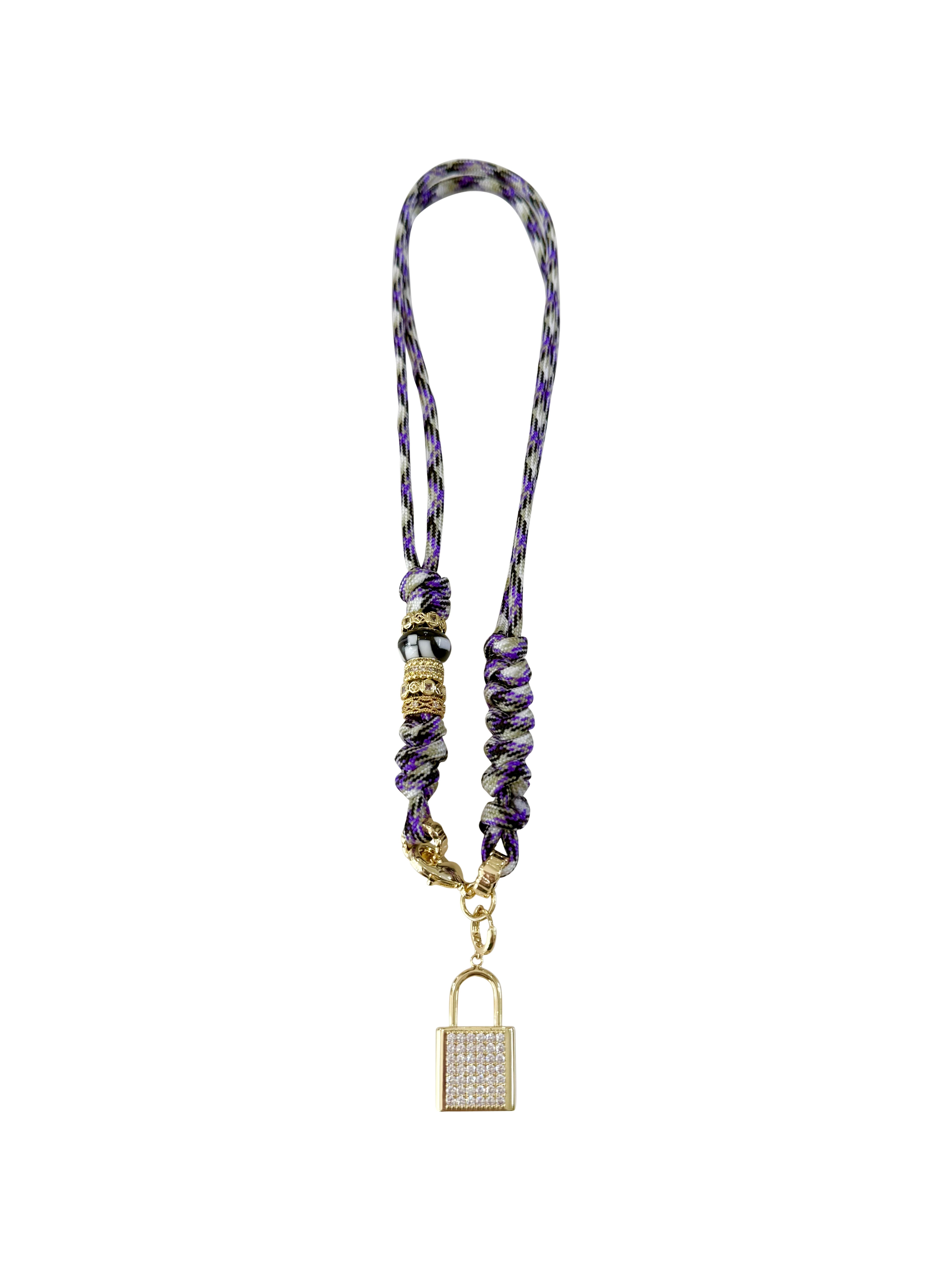 Johnny Necklace- Dark Purple