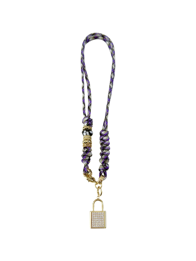 Johnny Necklace- Dark Purple