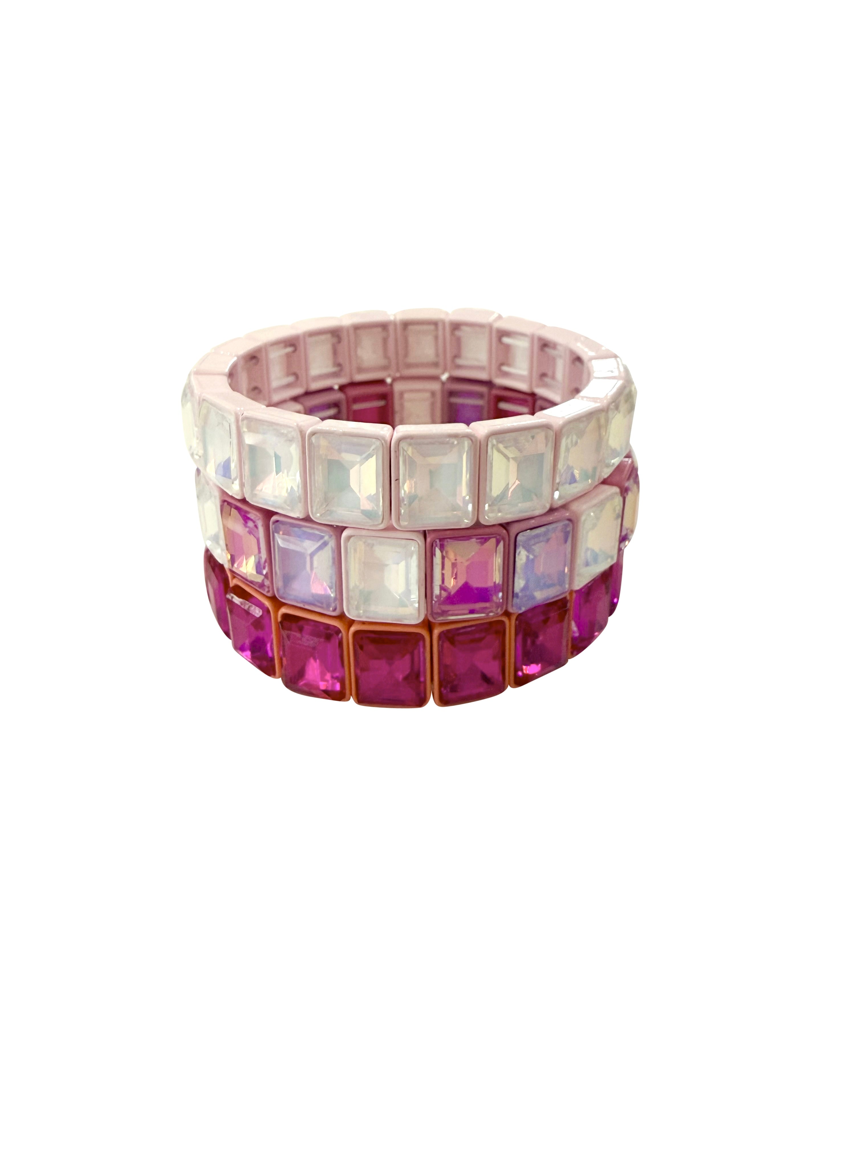 Jovie Pink Bracelet Set