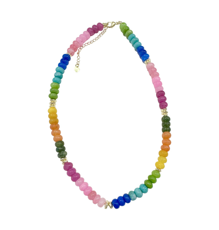 Kerry Bright Rainbow Beaded Necklace