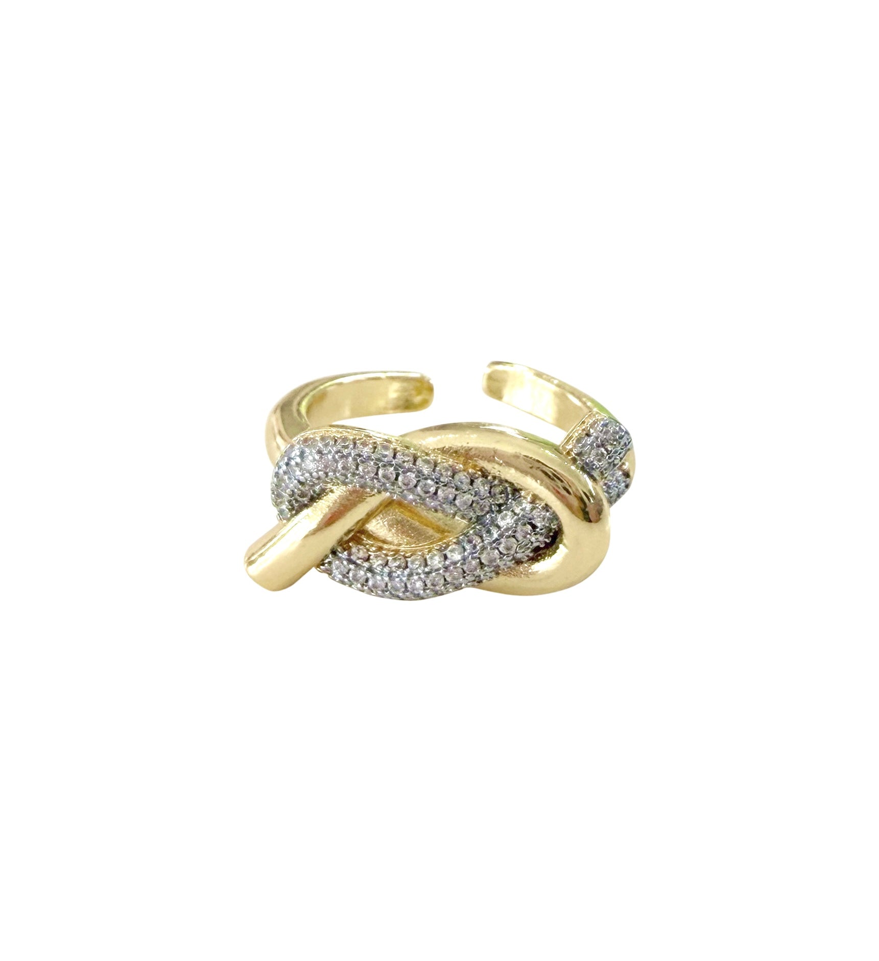 Knoll Two-Tone Knot Ring