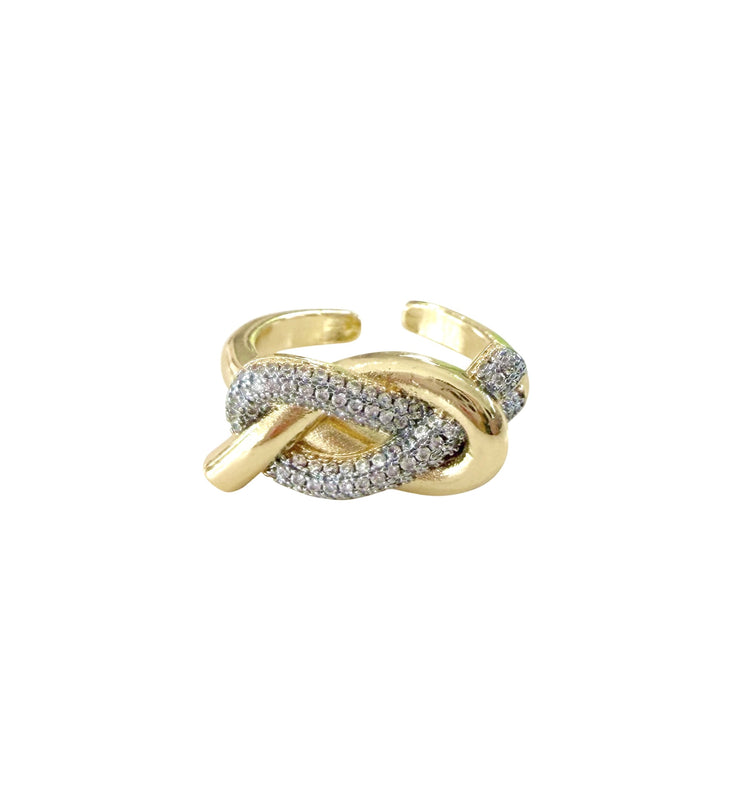 Knoll Two-Tone Knot Ring