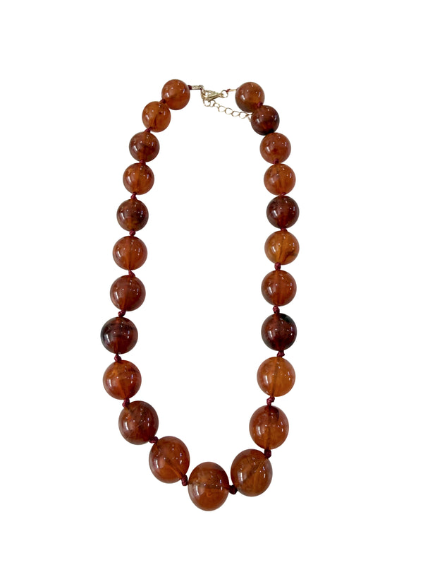 Mabry Tortoise Beaded Necklace