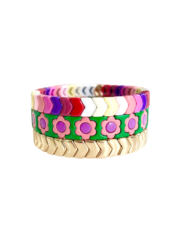 Magnolia Pink Bracelet Set
