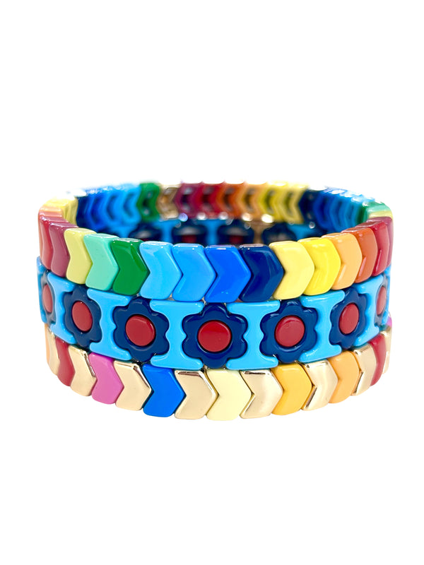 Magnolia Rainbow Bracelet Set