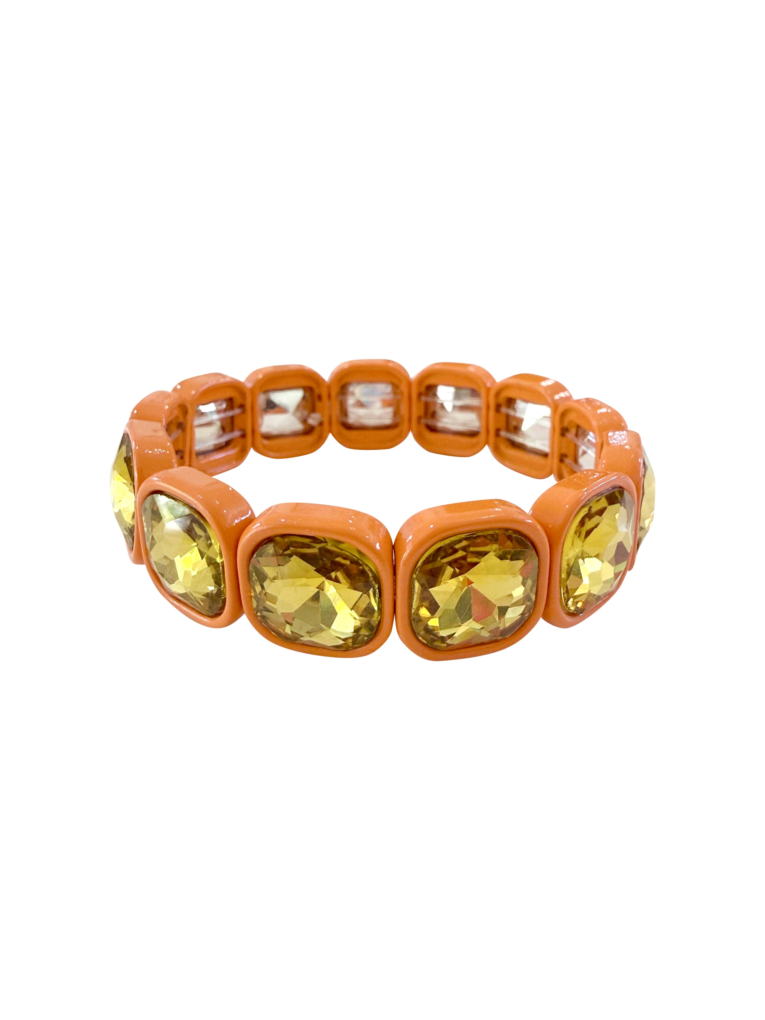Manny Stretch Bracelet- Orange