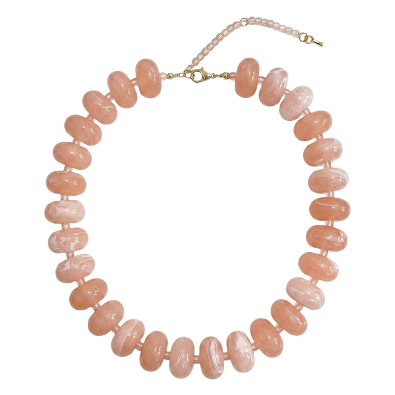 Marlan Chunky Necklace- Light Pink