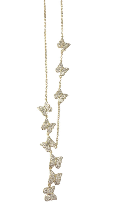 Multi Butterfly Necklace