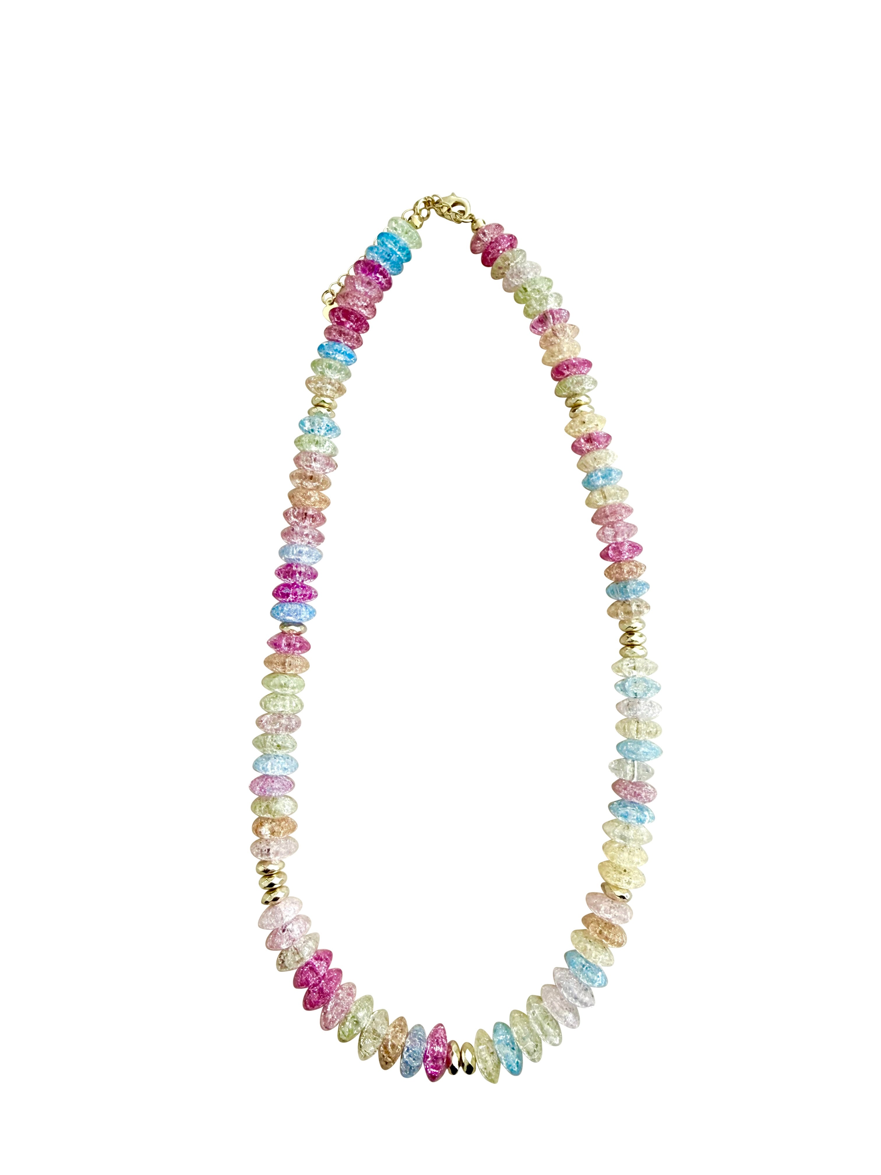 Nora Glimmer Pastel Beaded Necklace