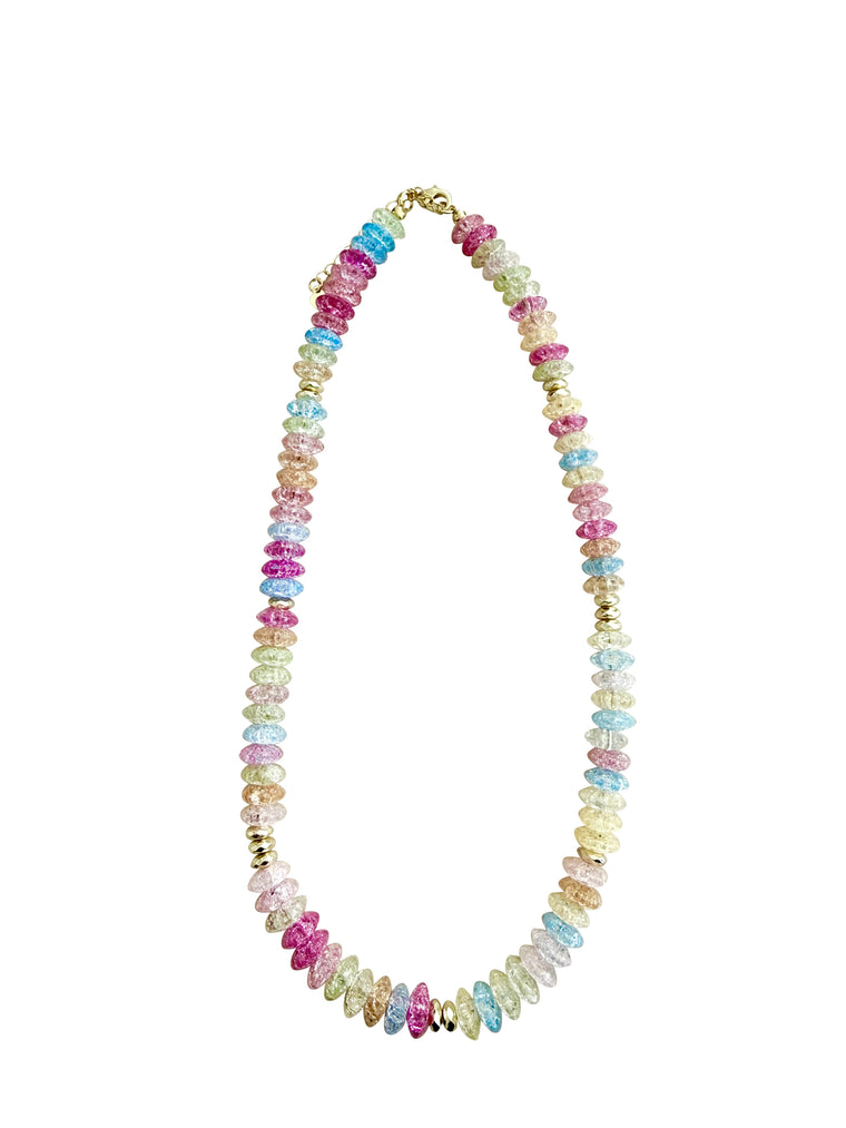 Nora Glimmer Pastel Beaded Necklace