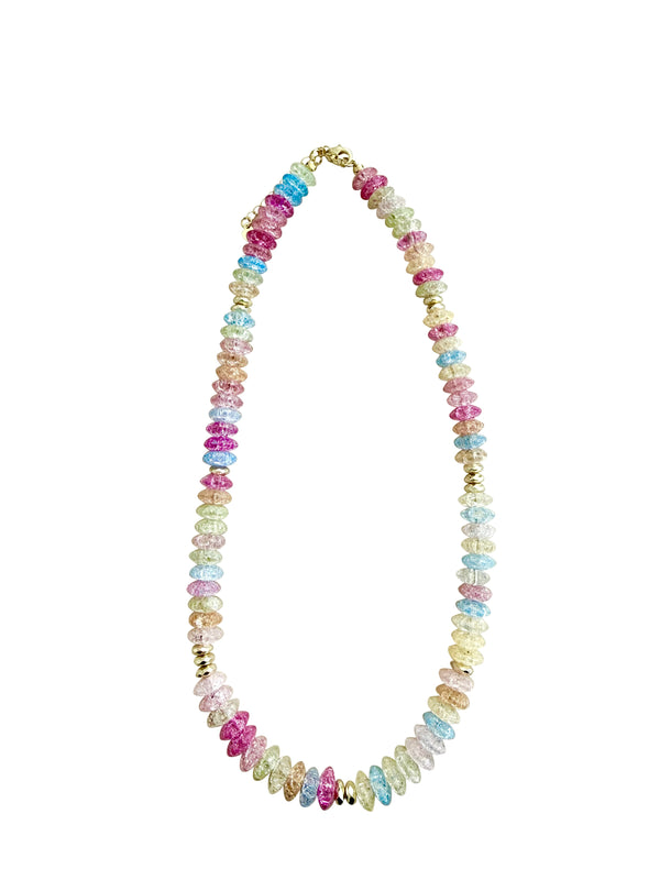 Nora Glimmer Pastel Beaded Necklace