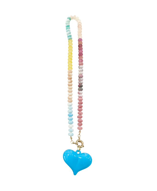 Paisley Necklace - Blue