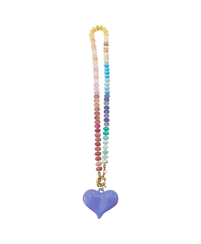 Paisley Necklace - Purple