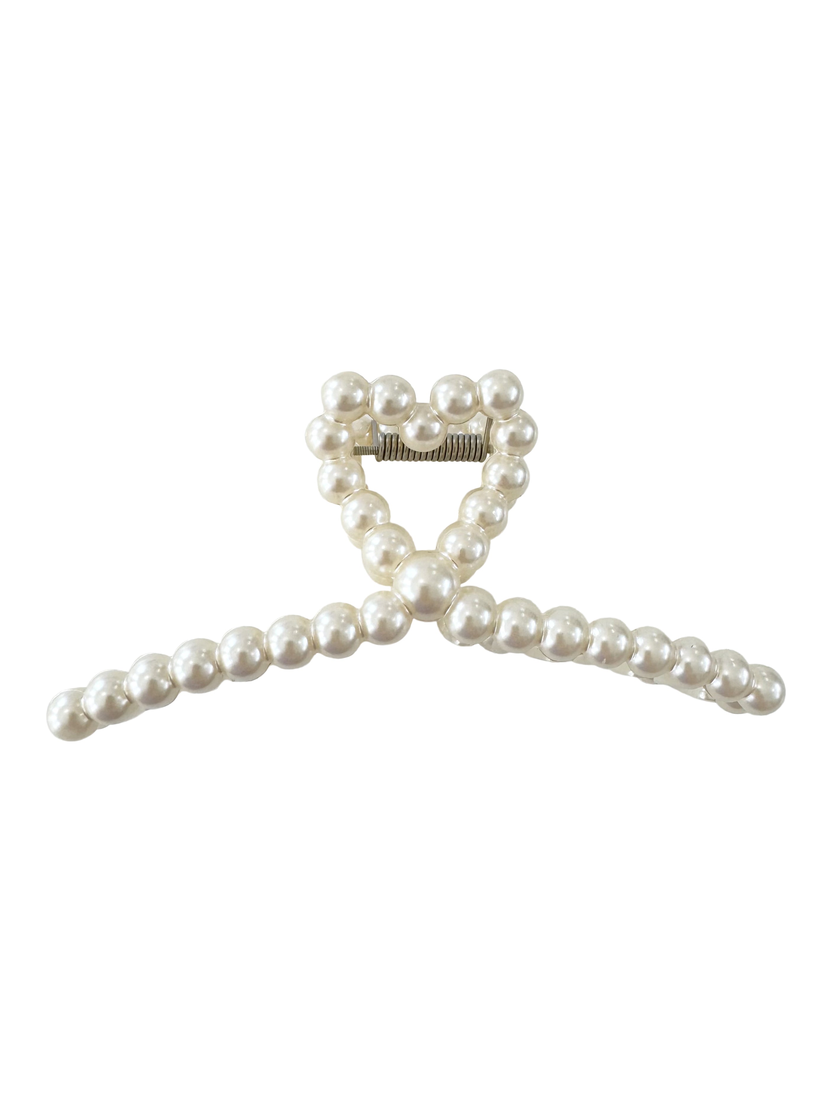 Pearl Heart Clip