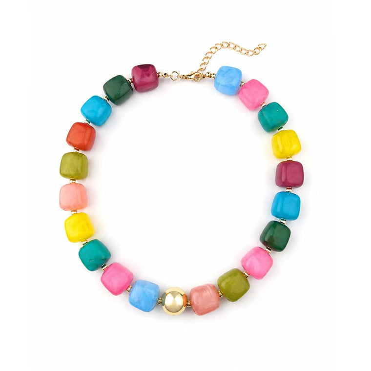 Preston Chunky Necklace- Multi