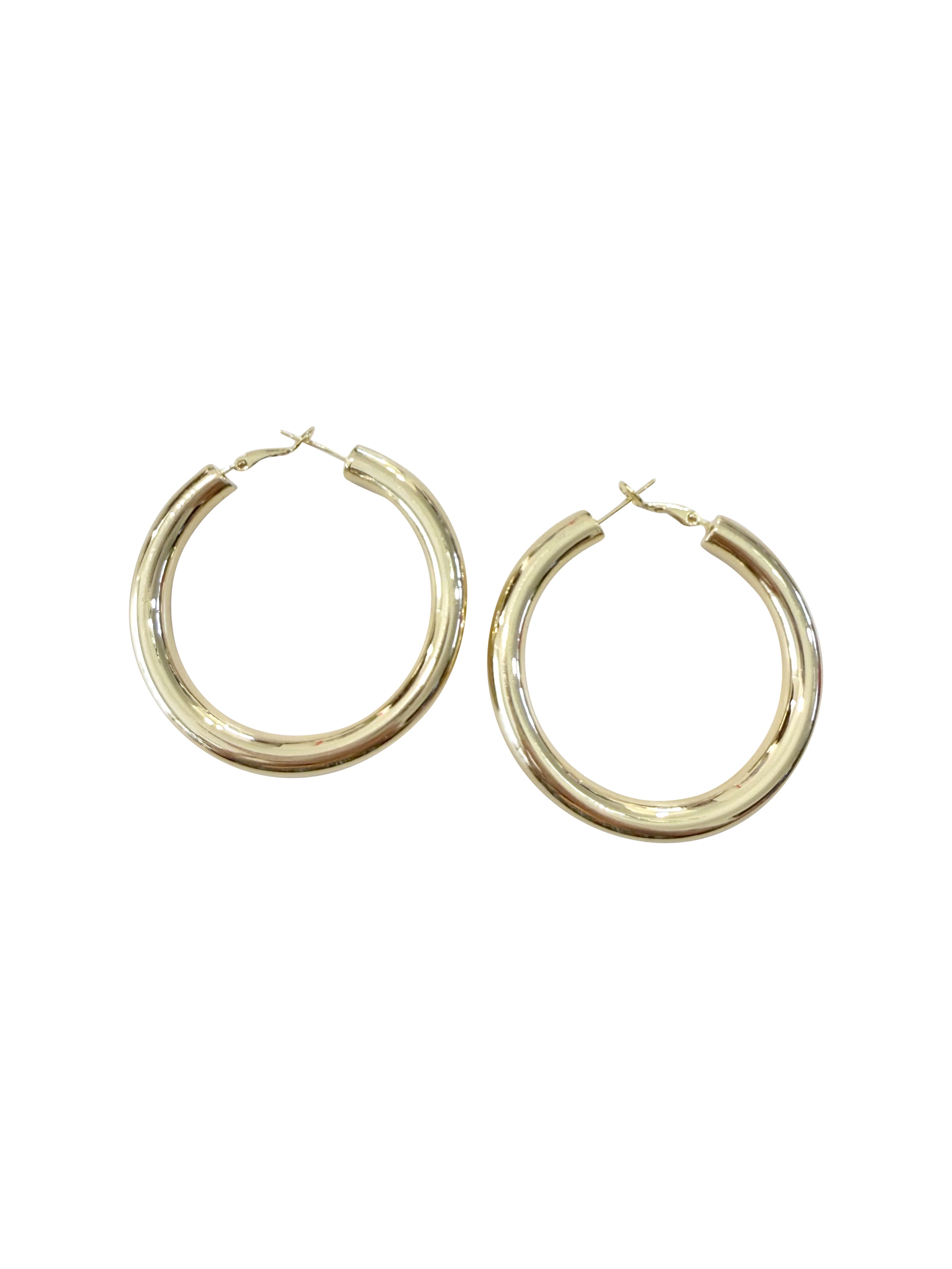 Shelby Gold Hoop Earrings