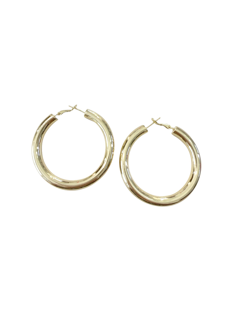 Shelby Gold Hoop Earrings