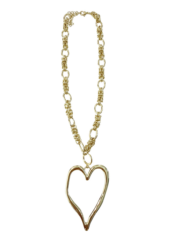 Sienna Jumbo Heart Necklace