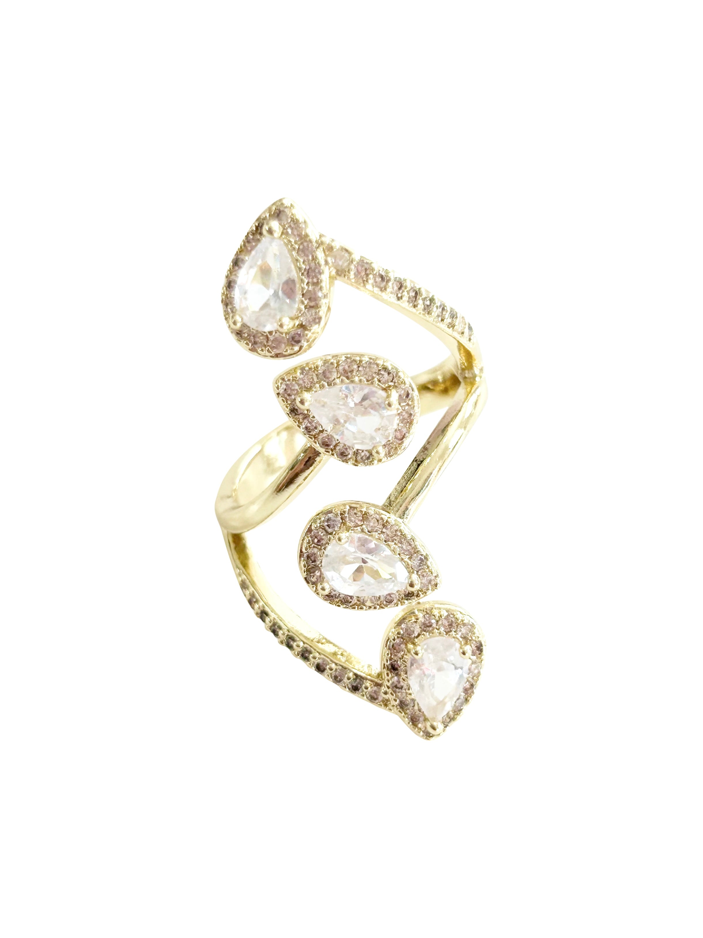Sorray Gold Wrap Cocktail Ring