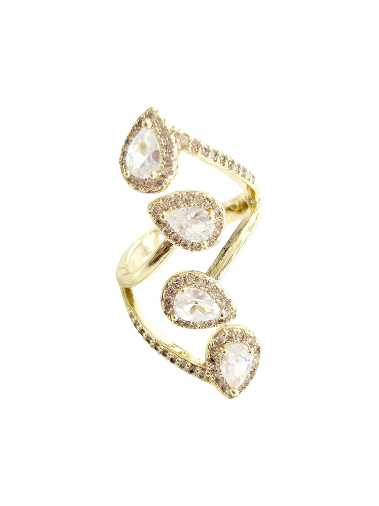 Sorray Gold Wrap Cocktail Ring