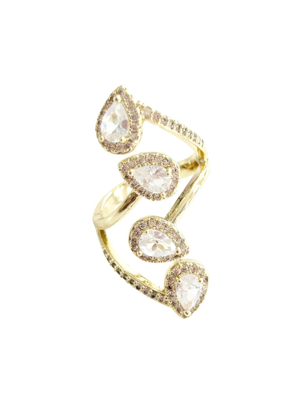 Sorray Gold Wrap Cocktail Ring