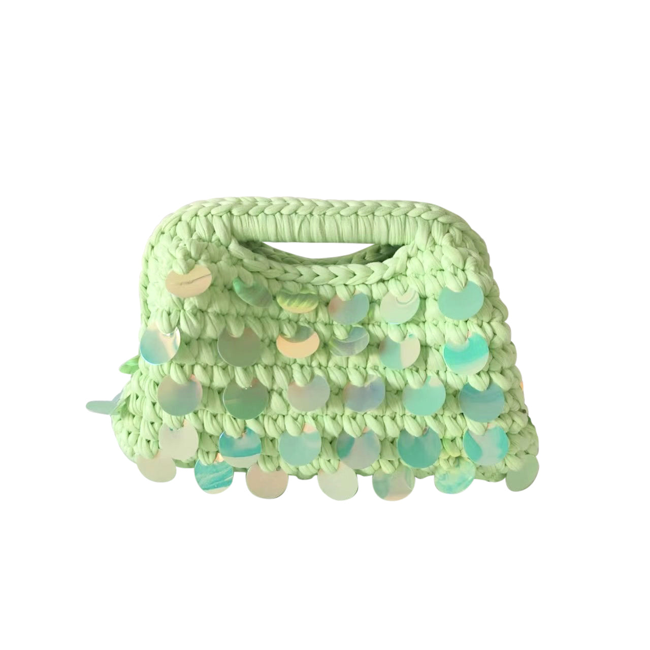 Tropez Woven Bag- Green
