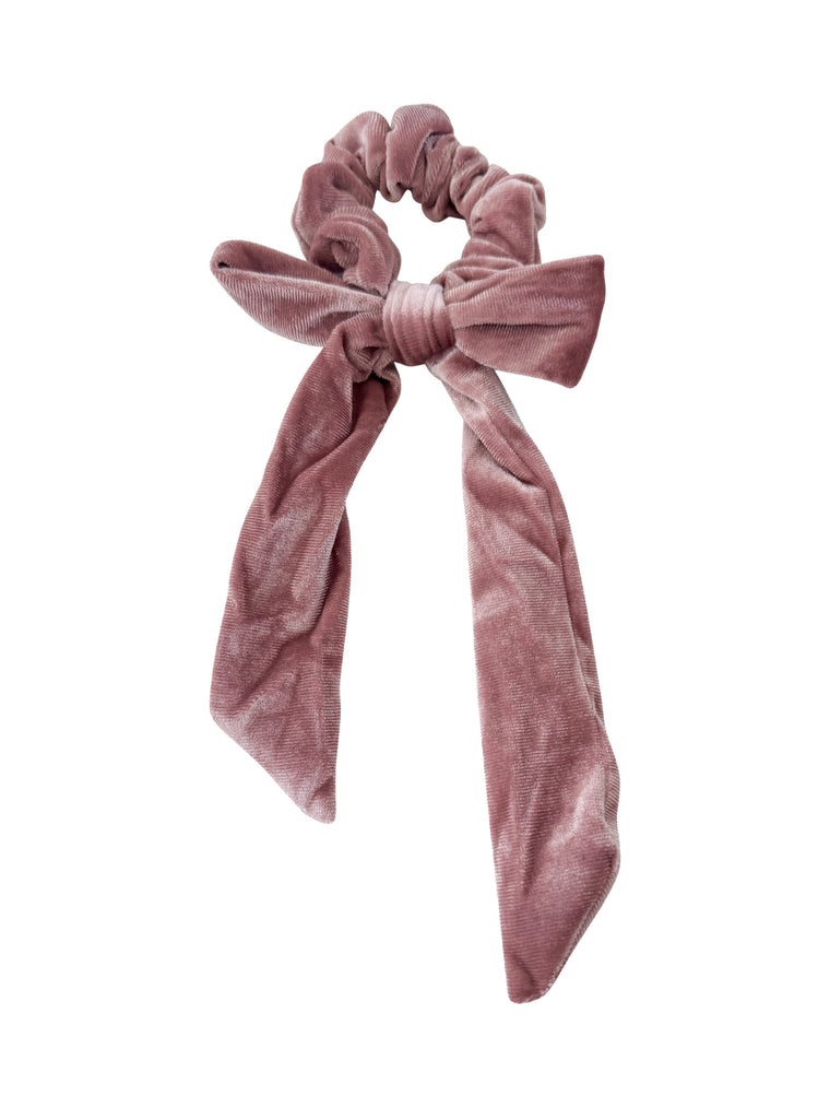 Velvet Bow Scrunchie