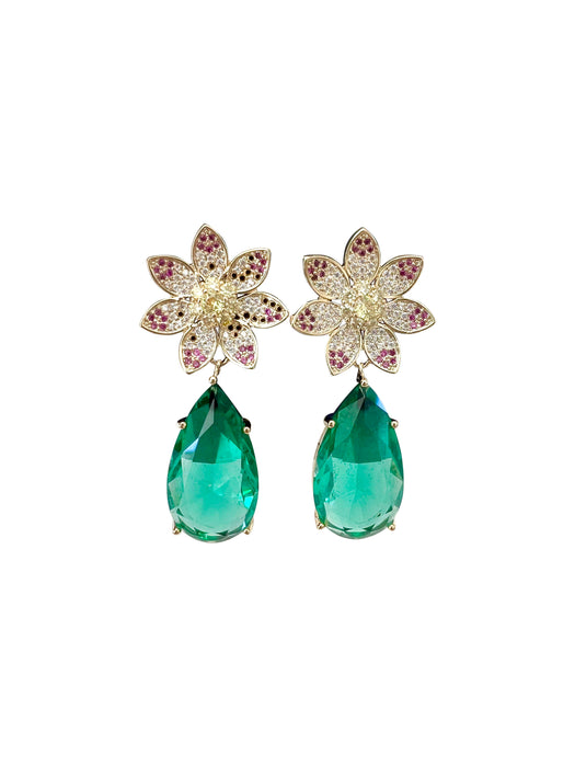 Flower Glitz Earring