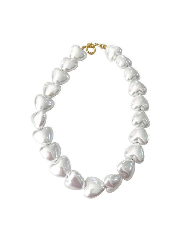 Pearl Heart Necklace